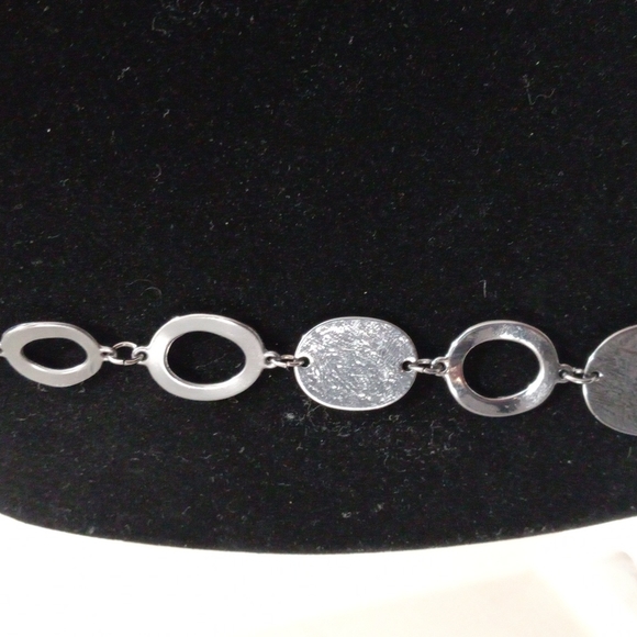 Chico's  Pewter Toned Neckless, long enough to double & be worn as a belt - Picture 3 of 5